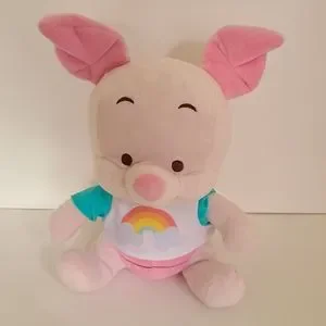 Disney | Toys | Disney Winniethepooh Piglet Soft Plush With Rainbow ...